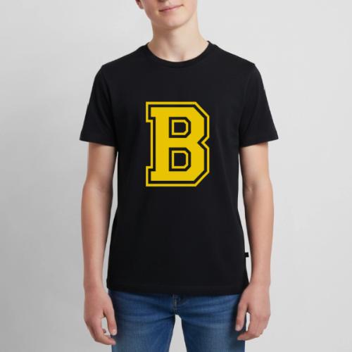 Letter B – Capital Athletic Alphabet Monogram - Kids' Premium T-Shirt
