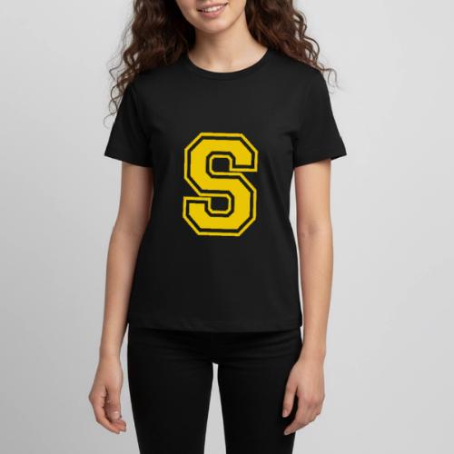 Letter S – Capital Athletic Alphabet Monogram - Kids' Premium T-Shirt