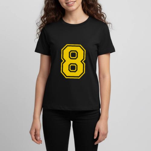 Number 8 in a classic athletic collegiate font - Kids' Premium T-Shirt