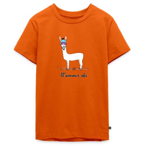 Skiin' llama - Kids' Premium T-Shirt