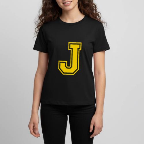Letter J – Capital Athletic Alphabet Monogram - Kids' Premium T-Shirt