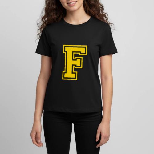 Letter F – Capital Athletic Alphabet Monogram - Kids' Premium T-Shirt