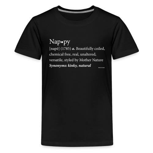 Nappy Dictionary_Global Couture Women's T-Shirts - Kids' Premium T-Shirt