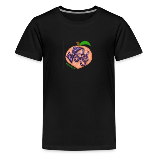 Transparent Background - Vote Peach with WTL - Kids' Premium T-Shirt