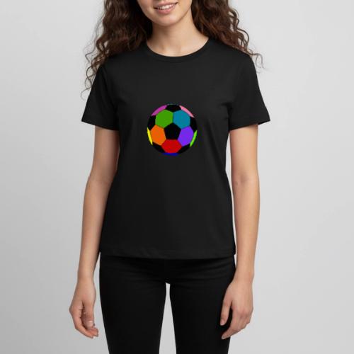 Multi-colored soccer ball - Kids' Premium T-Shirt