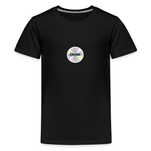 Men's Rainbow Threads White Outline T-Shirt - Kids' Premium T-Shirt