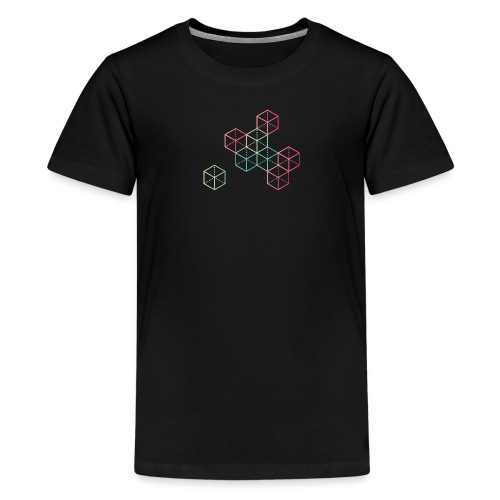 Isometric Cubes - Kids' Premium T-Shirt