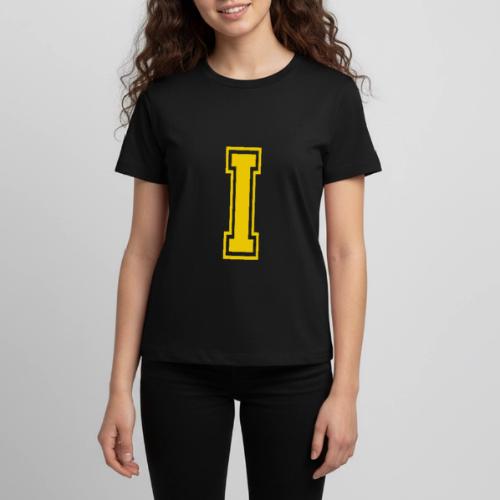 Letter I – Capital Athletic Alphabet Monogram - Kids' Premium T-Shirt