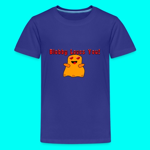 Blobby Loves You Shirt - Kids' Premium T-Shirt