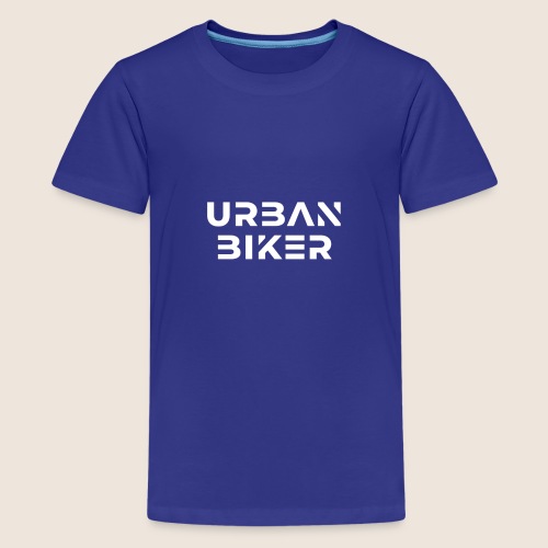 Urban Biker White - Kids' Premium T-Shirt