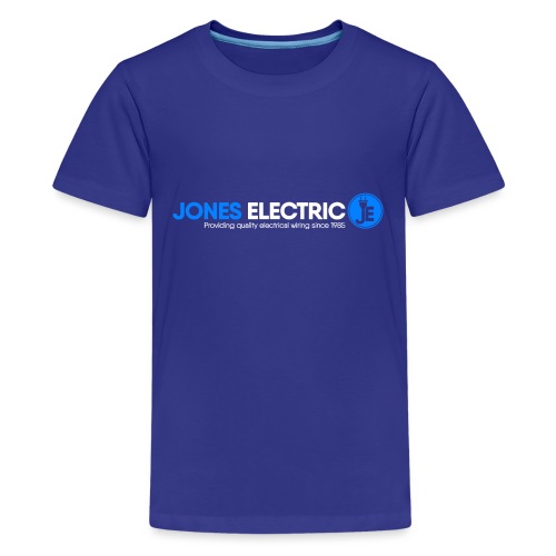 Jones Electric Logo VectorW - Kids' Premium T-Shirt