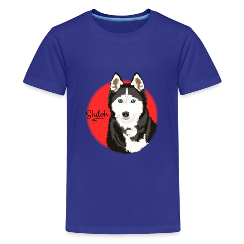 Shiloh the Husky from Gone to the Snow Dogs - Kids' Premium T-Shirt