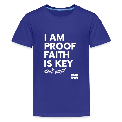 CAM Faith is Key - Kids' Premium T-Shirt