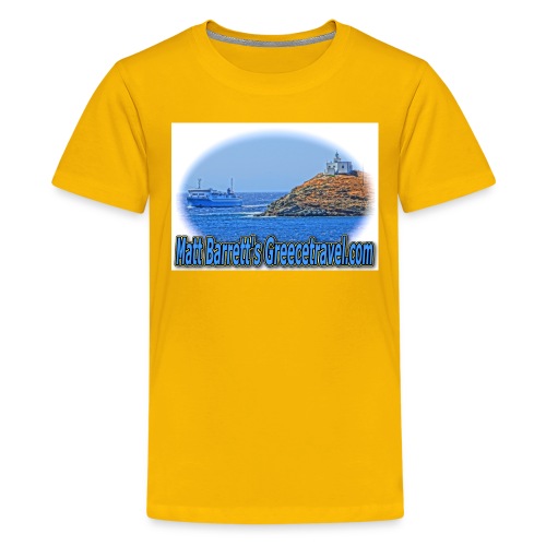Greecetravel Ferryboat jpg - Kids' Premium T-Shirt