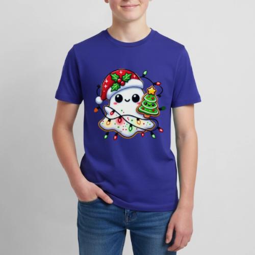 Christmas Collection - Snow Ghost in Santa Hat - Kids' Premium T-Shirt