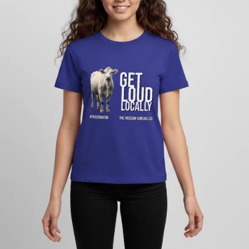 Get Loud Locally - Freedom Cow - Kids' Premium T-Shirt