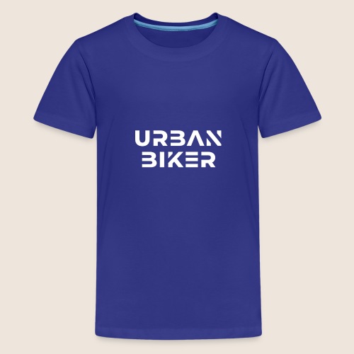 Urban Biker White - Kids' Premium T-Shirt