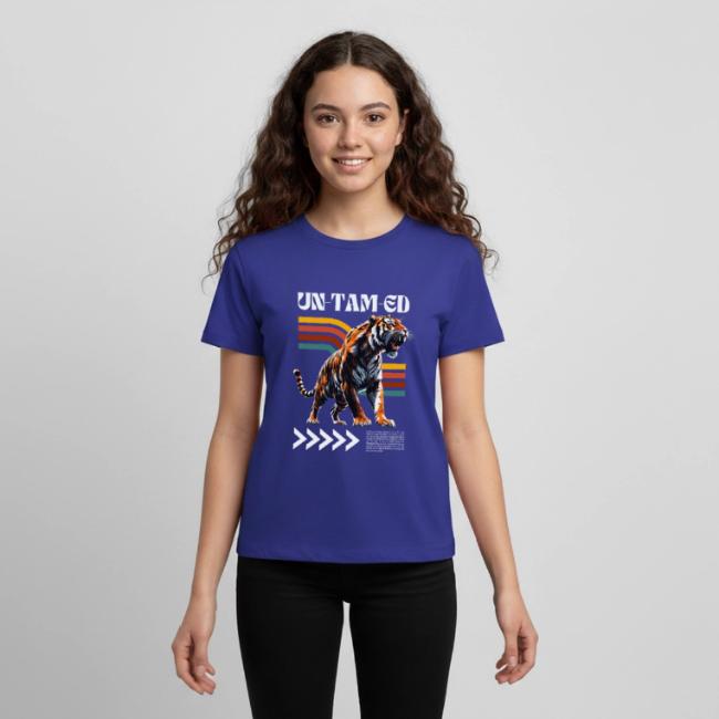 Unleash Your Wild Side: Fierce Tiger Print Design