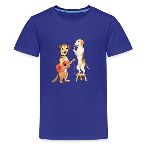 Liam and Coach Doggy Duet - Kids' Premium T-Shirt