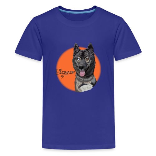 Eleanor the Husky from Gone to the Snow Dogs - Kids' Premium T-Shirt