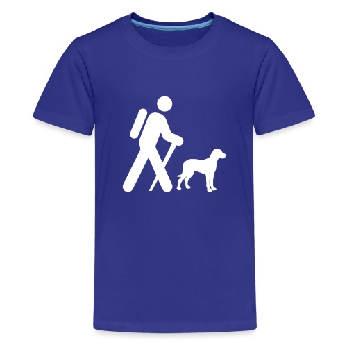 Randonnée Man & Dog - T-shirt premium pour ados