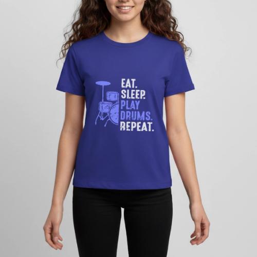 Eat Sleep Play Drums Repeat - Kids' Premium T-Shirt