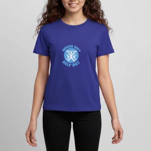 Work Out Help Out- Strength through Service - Kids' Premium T-Shirt