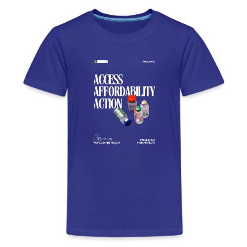 T1International World Diabetes Day - Kids' Premium T-Shirt