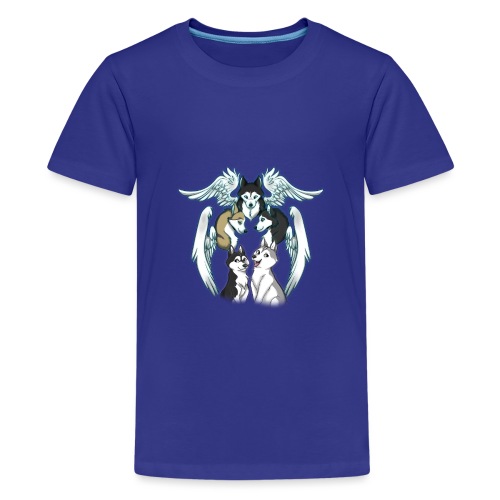 Siberian Husky Angels - Kids' Premium T-Shirt
