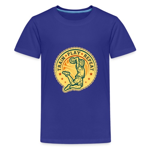 Basketball Slam Dunk Vintage Design - Kids' Premium T-Shirt