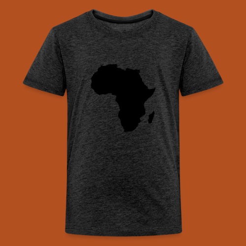 Africa map silhouette - Kids' Premium T-Shirt