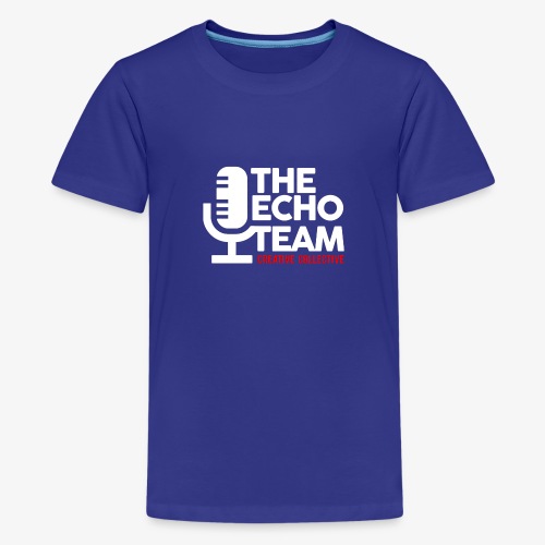 Echo Team Logo White Letters - Kids' Premium T-Shirt