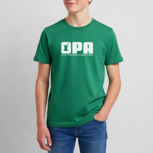 OPA Logo Transparent w textWHITE - Kids' Premium T-Shirt