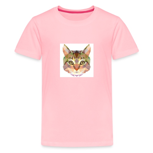 Geometric Cat - Kids' Premium T-Shirt