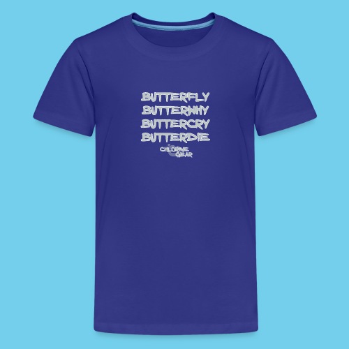 Butterwhy.png - Kids' Premium T-Shirt