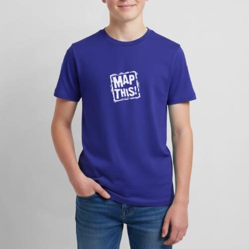 MapThis! White Stamp Logo - Kids' Premium T-Shirt