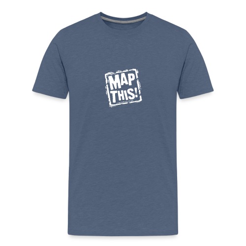 MapThis! White Stamp Logo - Kids' Premium T-Shirt