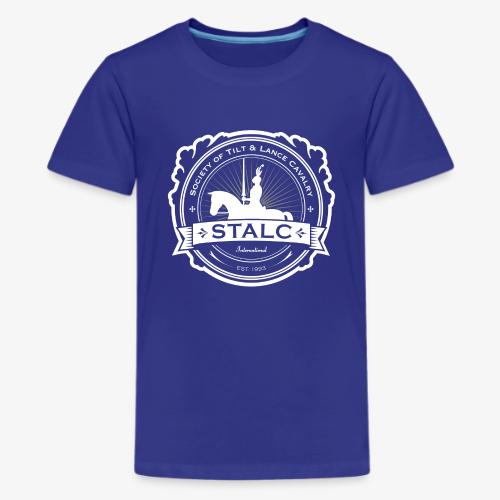 STALC Logo White only - Kids' Premium T-Shirt