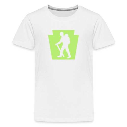 PA Keystone w/Male Hiker - Kids' Premium T-Shirt