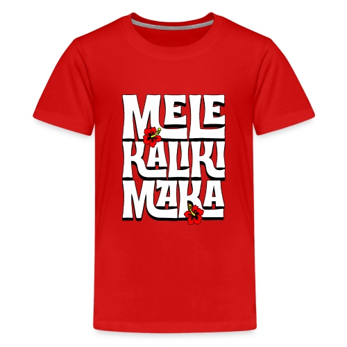 Mele Kalikimaka Hawaiian Christmas Song - Kids' Premium T-Shirt