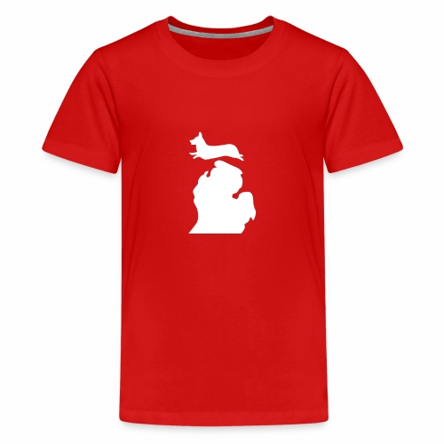 Corgi Bark Michigan - Kids' Premium T-Shirt