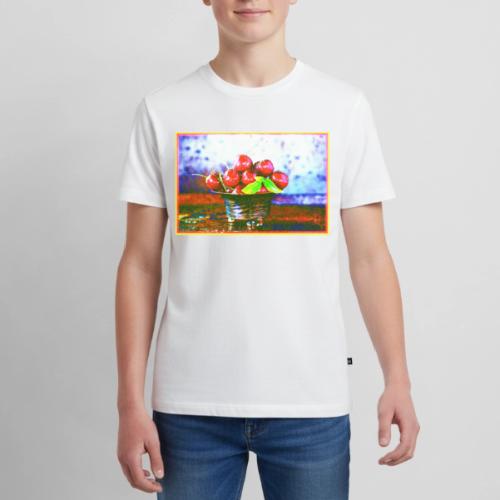 Ball Of Cherries Fruit Cute Photo. Buy Now - Kids' Premium T-Shirt