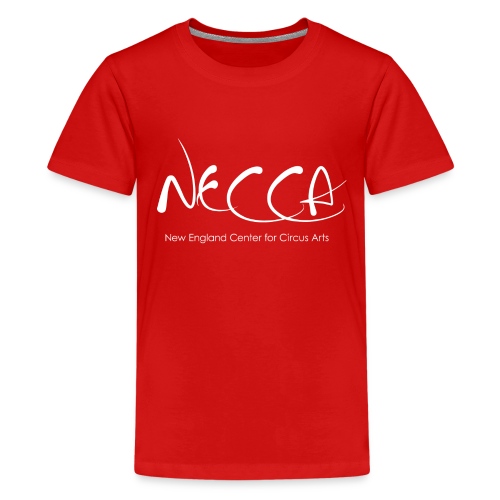 White NECCA Logo - Kids' Premium T-Shirt