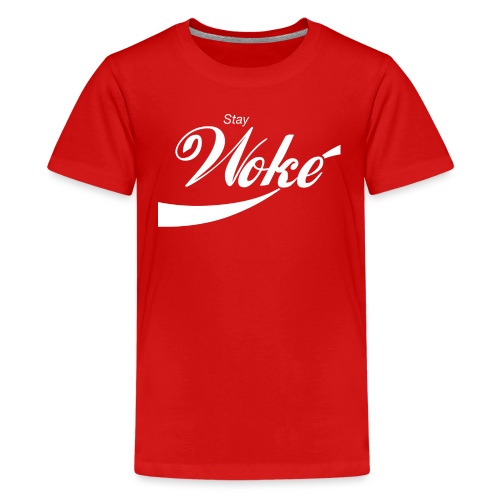 Stay Woke (curly design) - Kids' Premium T-Shirt
