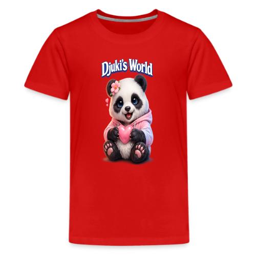 Panda – Heart Mood - Kids' Premium T-Shirt