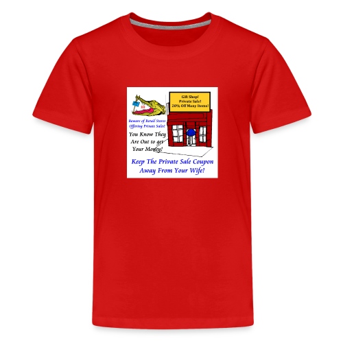 Private Sale t-shirt retail money gator - Kids' Premium T-Shirt