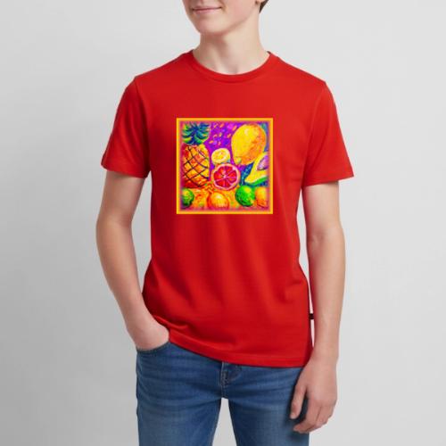 Stylish Fruits Painting Design. Buy Now - Kids' Premium T-Shirt