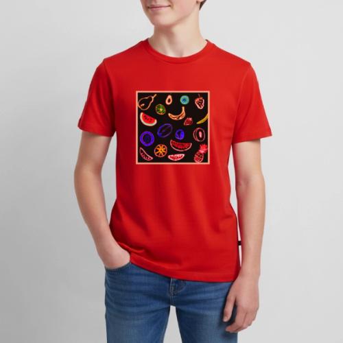 Neon Fruits Patterns Artwork design - Kids' Premium T-Shirt