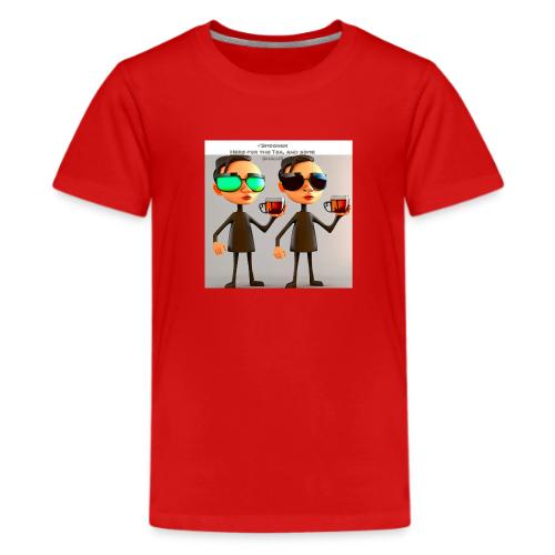 Here for the tea - Kids' Premium T-Shirt