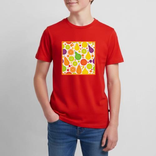 Colorful Fruitful Vibrance Pattern Art - Kids' Premium T-Shirt
